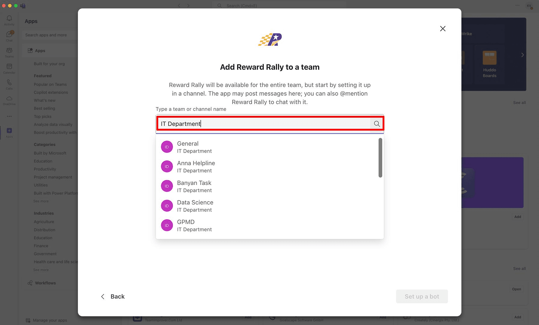 Select whether to add it to a Team or Group Chat2.png